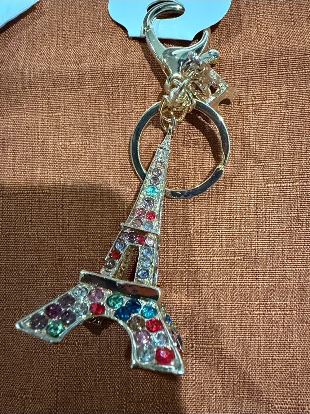 Fashion Jewelry Multicolor Eiffel Tower Keychain